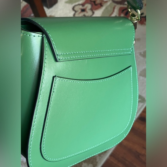 Valentino Green and gold Crossbody Bag. Excellent NEW cond. Reversible strap - Picture 5 of 7